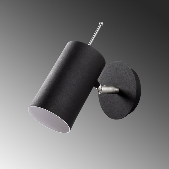 Opviq Lámpara de Pared 6381 Moderna Nórdica E27 Negro y Níquel